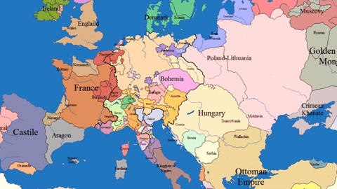 I cambiamenti dei confini europei nell’ultimo millennio riassunti in 3 minuti